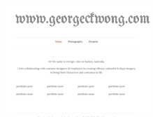 Tablet Screenshot of georgeckwong.com